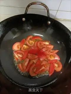 Make Tomato black fish fan soup step 2