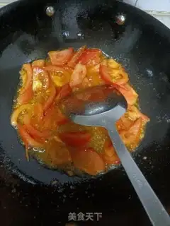 Make Tomato black fish fan soup step 3