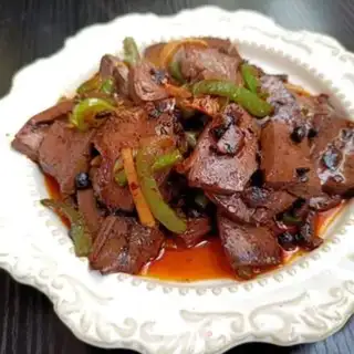 Make Mother-in-law makes pig blood step 13