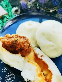 Make Big meat bun step 20