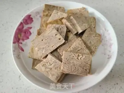 Make Five tofu cucumbers step 1