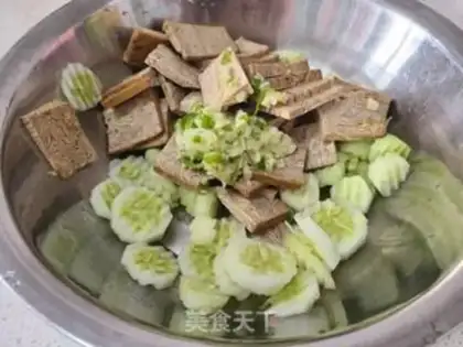 Make Five tofu cucumbers step 6