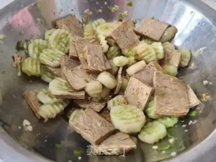 Make Five tofu cucumbers step 7