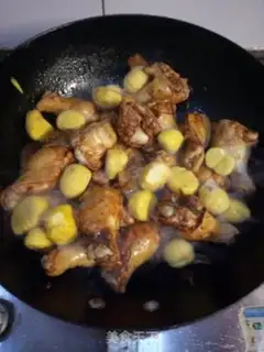 Make Chestnut chicken wings step 3