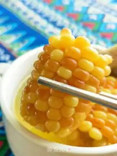 Make Scorch corn and rock and chicken soup step 7