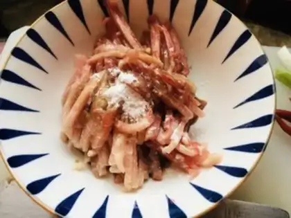 Make Sword bean fried meat step 4