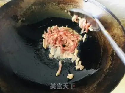 Make Sword bean fried meat step 5