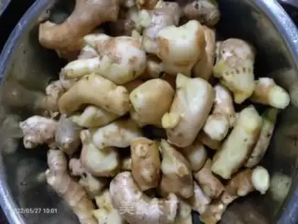 Make Frozen ginger step 0
