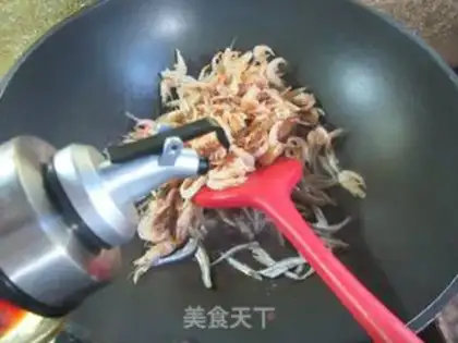Make The sea is drying shrimp step 2