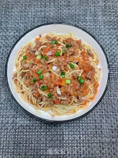 Make Tomato beef noodles step 14