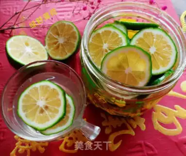 Make Honey green tea step 5