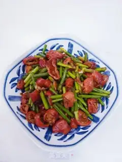 Make Garlic fried intestines step 8