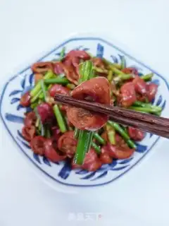Make Garlic fried intestines step 9