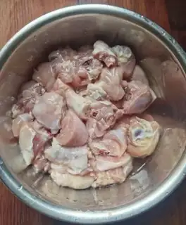 Make Corn carrots for chicken legs step 1