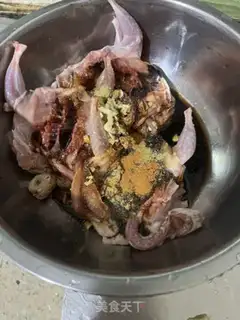 Make Baking quail step 1