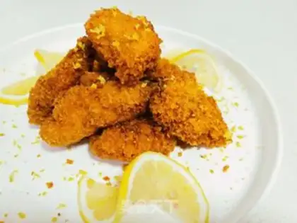 Make Fried salmon step 8