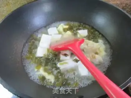Make Pickles, tofu soup step 4