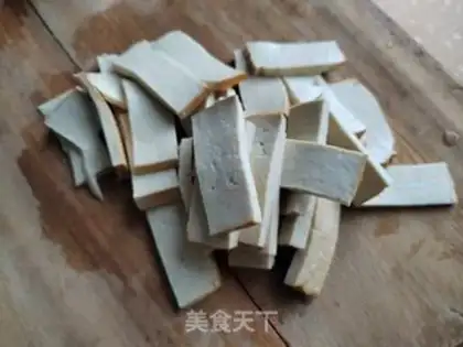 Make Autumn bean dry and boiled step 1