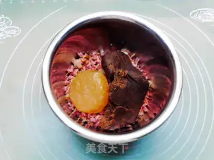 Make Rose ham mooncake step 2