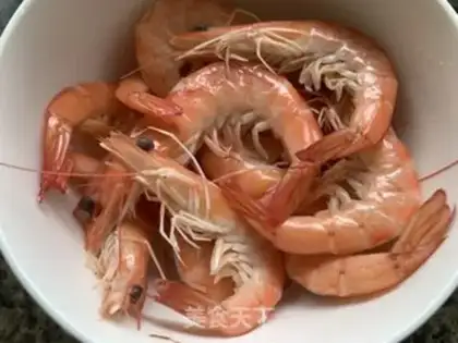 Make Boiled shrimp on the tip of the tongue step 4