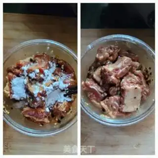 Make Garlic gravy evaporation ribs step 4