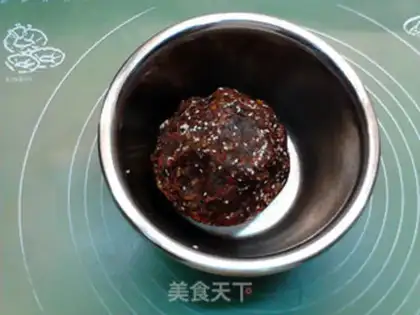 Make Rose ham mooncake step 4