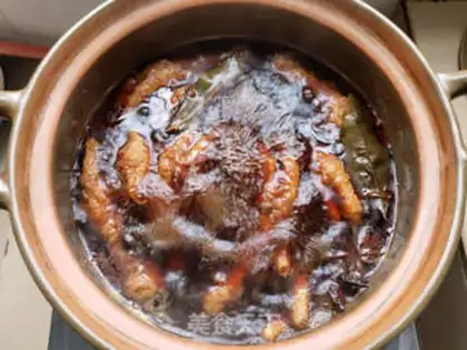 Make Chicken claws with fragrance step 8