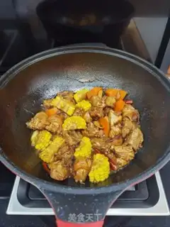 Make Corn carrots for chicken legs step 14