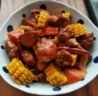 Make Corn carrots for chicken legs step 16