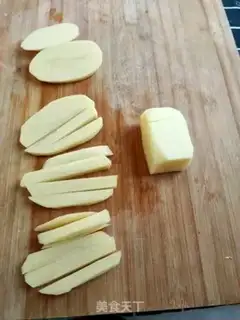 Make Potato fries step 4