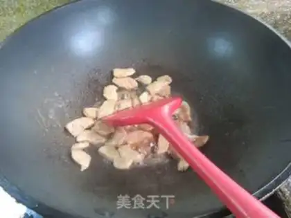 Make Chicken breast fried seaweed step 7
