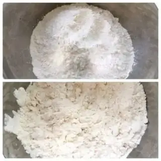 Make Meat buns step 1