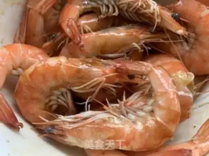 Make Boiled shrimp on the tip of the tongue step 10