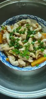 Make Chicken chest evaporated pumpkin step 7