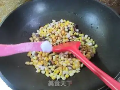 Make Fry mushroom corn step 6