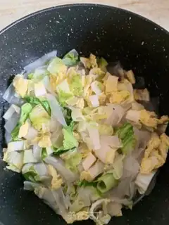 Make Chili meat boiled river powder step 3