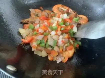Make Boiled shrimp on the tip of the tongue step 19