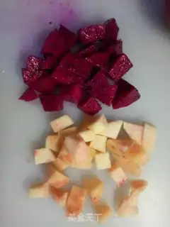 Make Black sugar and fruit step 2
