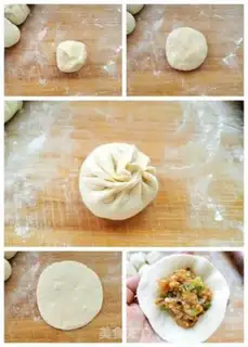 Make Meat buns step 12