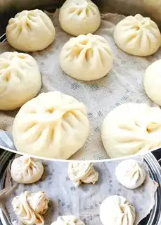 Make Meat buns step 16