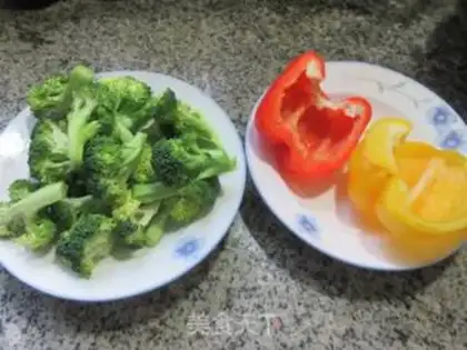 Make Pires for broccoli step 0