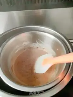 Make Chocolate heart step 2