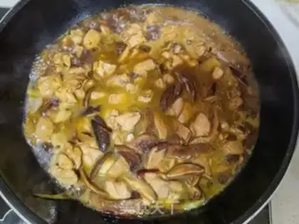Make Yellow chicken step 7