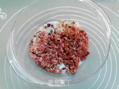 Make Blueberry meat mooncake step 1
