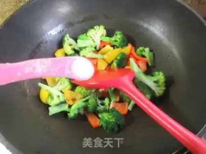 Make Pires for broccoli step 5