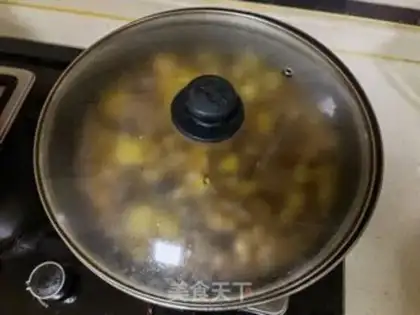 Make Yellow chicken step 10
