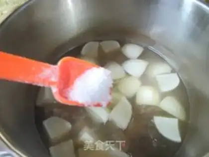 Make radish cowtail soup step 12