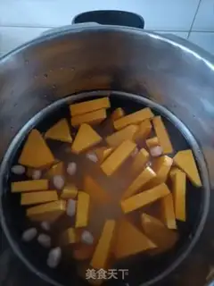 Make Porridge for peanut pumpkins step 2
