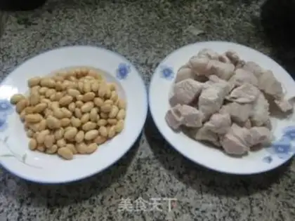 Make Soybeans burn the meat step 0