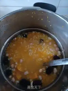Make Porridge for peanut pumpkins step 5